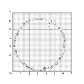 Браслет SOKOLOV - Серебро 925, Фианит (арт. 94051174)