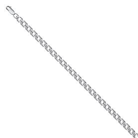 Браслет Красцветмет - Серебро 925 (арт. НБ22-203-3#0.70)