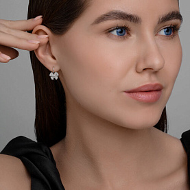 Серьги Diamant - Серебро 925, Фианит (арт. 94-120-02184-1)