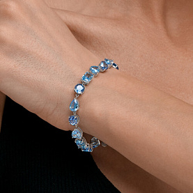 Браслет SOKOLOV - Серебро 925, Фианит (арт. 94051648)