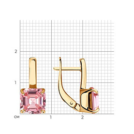Серьги SOKOLOV - Серебро 925, Swarovski (арт. 93020971)