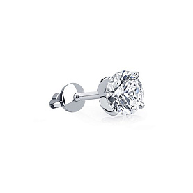 Серьги Platinum Lab. - Платина 950 (арт. ПС-086-05 12)