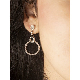 Серьги Галатея - Серебро 925, Фианит (арт. 3474.1)