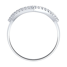 Кольцо SOKOLOV - Серебро 925, Фианит (арт. 94014443)