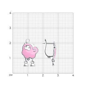 Серьги SOKOLOV - Серебро 925, Эмаль (арт. 94024851)