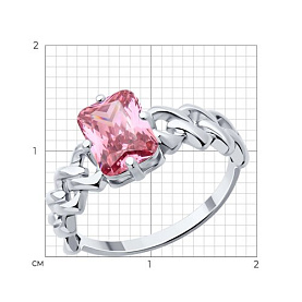 Кольцо SOKOLOV - Серебро 925, Фианит (арт. 94014226)