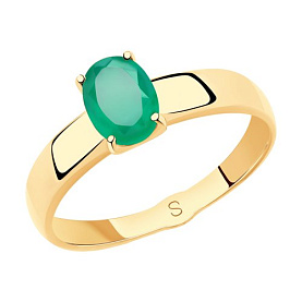 Кольцо SOKOLOV - Золото 375, Агат (арт. 37715477)