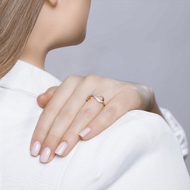 Кольцо SOKOLOV - Серебро 925, Фианит (арт. 93010391)