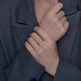 Кольцо Diamant - Серебро 925, Бриллианит (арт. 94-210-02127-1)