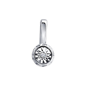 Подвеска SOKOLOV - Серебро 925, Бриллиант (арт. 87030357)