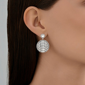 Серьги Diamant - Серебро 925 (арт. 95-122-02654-1)