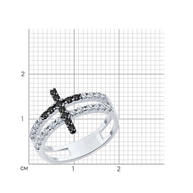 Кольцо SOKOLOV - Серебро 925, Фианит (арт. 94014150)