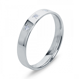Кольцо Platinum Lab. - Платина 950, Бриллиант (арт. ПК-114-03)