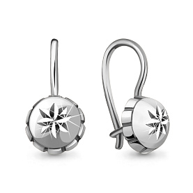 Серьги Аквамарин - Серебро 925 (арт. 30899.5)