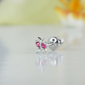 Серьги Галатея - Серебро 925, Фианит (арт. 3010.4)