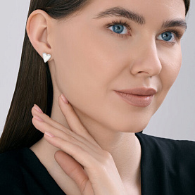 Серьги Diamant - Серебро 925, Эмаль (арт. 94-122-00089-1)