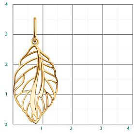 Подвеска Атолл - Золото 585 (арт. 50125)