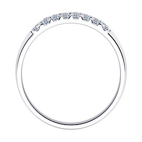 Кольцо SOKOLOV - Серебро 925, Фианит (арт. 94011716)