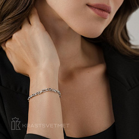 Браслет Красцветмет - Серебро 925 (арт. НБ22-100-3#2.00)