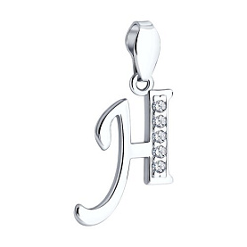 Подвеска SOKOLOV - Серебро 925, Фианит (арт. 94030457)