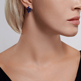 Серьги SOKOLOV - Серебро 925, Фианит (арт. 94026059)