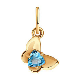 Подвеска SOKOLOV - Золото 375, Топаз (арт. 37732875)