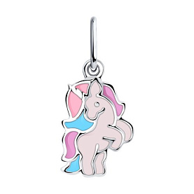 Подвеска SOKOLOV - Серебро 925, Эмаль (арт. 94032590)