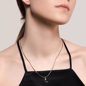 Подвеска SOKOLOV - Серебро 925, Фианит (арт. 94032873)