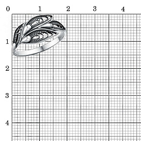 Кольцо Красная пресня - Серебро 925 (арт. 23015762)