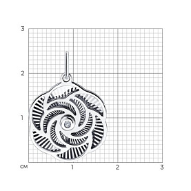 Подвеска Diamant - Серебро 925, Фианит (арт. 94-130-00530-1)