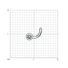 Пирсинг SOKOLOV - Серебро 925, Фианит (арт. 94060026)