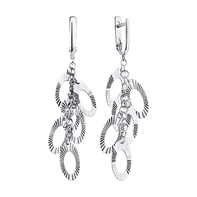 Серьги Diamant - Серебро 925 (арт. 94-121-00272-1)