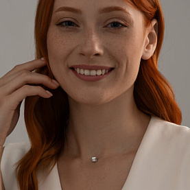 Колье SOKOLOV - Серебро 925, Фианит (арт. 94070150)