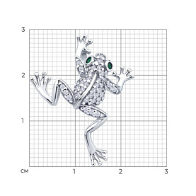 Подвеска SOKOLOV - Серебро 925, Фианит (арт. 94033278)