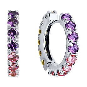 Серьги SOKOLOV - Серебро 925, Фианит (арт. 94026083)