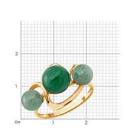 Кольцо SOKOLOV - Серебро 925, Жадеит (арт. 83010299)