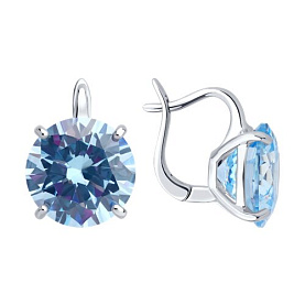Серьги SOKOLOV - Серебро 925, Фианит (арт. 94026993)