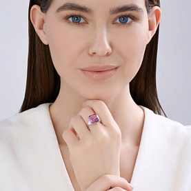 Кольцо SOKOLOV - Серебро 925, Фианит (арт. 94014644)