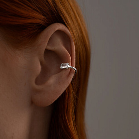 Серьга SOKOLOV - Серебро 925, Фианит (арт. 94170246)