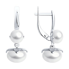 Серьги SOKOLOV - Серебро 925, Жемчуг культивированный (арт. 92022696)