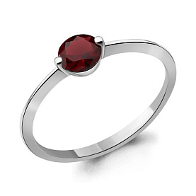 Кольцо Аквамарин - Серебро 925, Гранат (арт. 60005803.5)