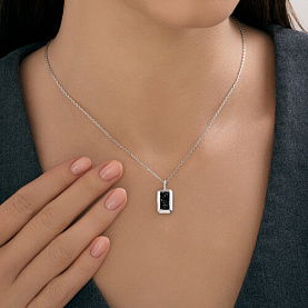 Колье Diamant - Серебро 925, Кристальная ткань (арт. 94-170-02351-1)