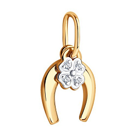 Подвеска SOKOLOV - Серебро 925, Фианит (арт. 93030338)