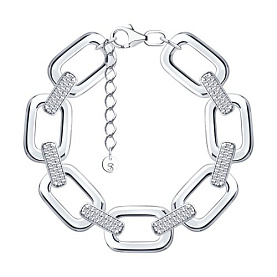 Браслет SOKOLOV - Серебро 925, Фианит (арт. 94051535)