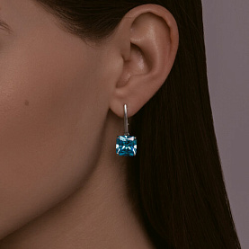 Серьги SOKOLOV - Серебро 925, Фианит (арт. 94026755)