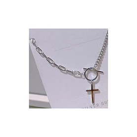 Колье Фиделис - Серебро 925 (арт. YFN0143-Rd)