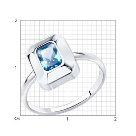 Кольцо SOKOLOV - Серебро 925, Фианит (арт. 94014254)