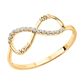 Кольцо SOKOLOV - Серебро 925, Фианит (арт. 93010478)