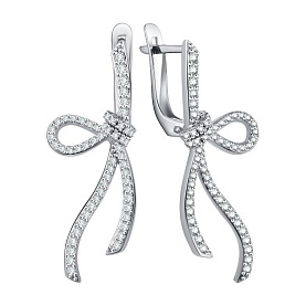 Серьги Talant - Серебро 925, Фианит (арт. 10-72-0001-15706)