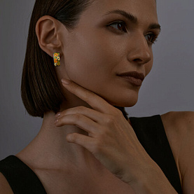 Серьги SOKOLOV - Серебро 925, Эмаль (арт. 94026000)